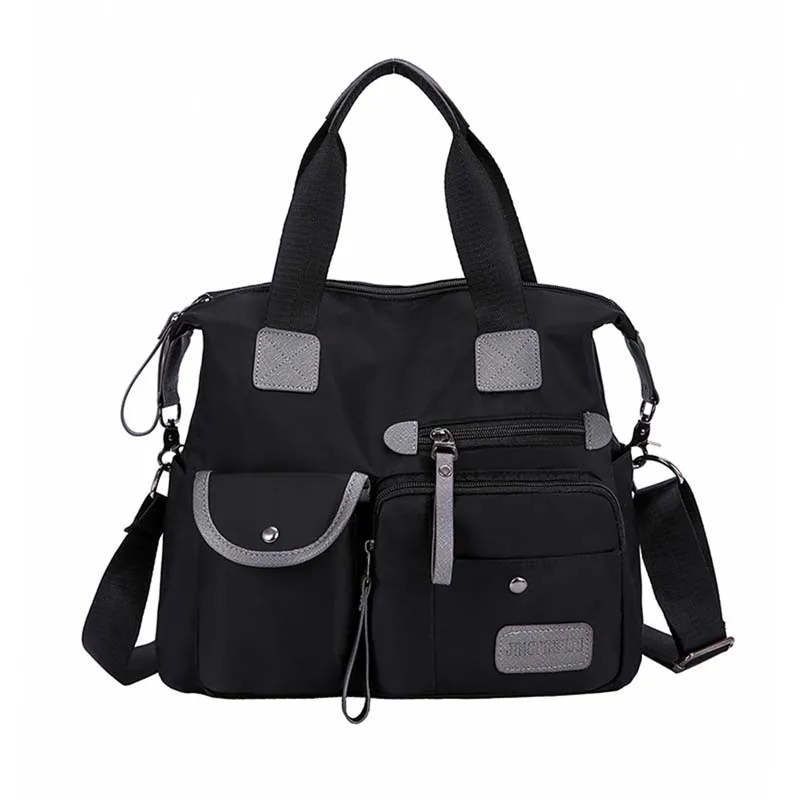 Большая вместительная косметичка, женские модные сумки на одно плечо для мам, водонепроницаемые нейлоновые дорожные сумки-органайзеры для косметики с карманом