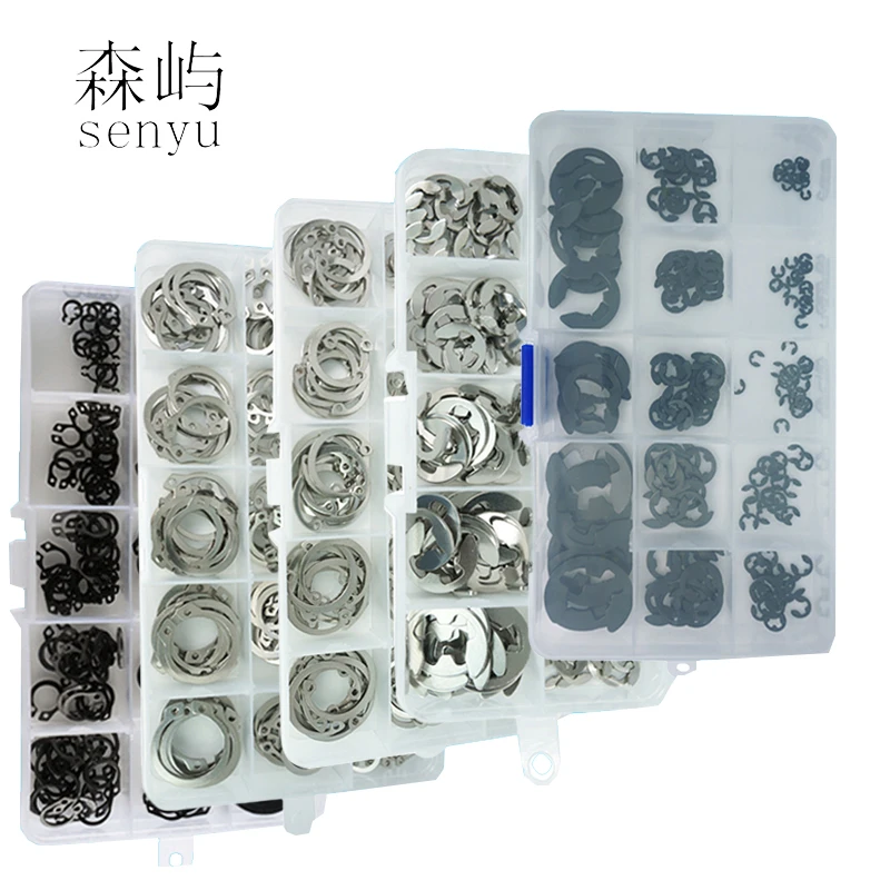 

C-type Elastic Seals Snap Retaining Washers Circlip Ring Kit Circlip Snap Retaining Washer