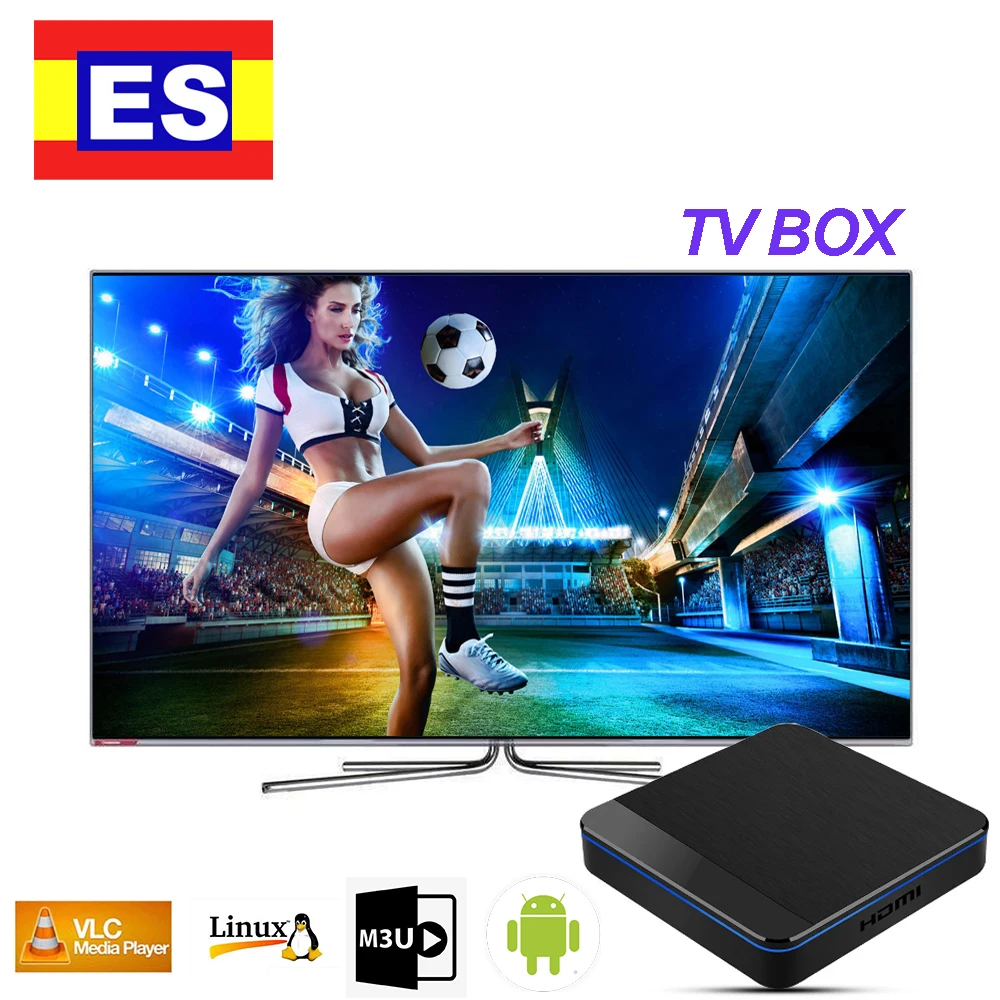 

Tv Box Spain Sweden Germany Belgium Portugal Local TV for Smart tv M3U Enigma2 PC Android free test