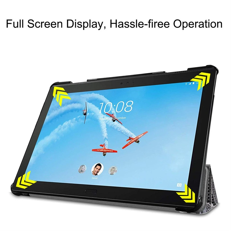 Чехол для планшета Lenovo YOGA Tab P10 TB X705L X705F 10 1 дюймовый кожаный чехол футляр
