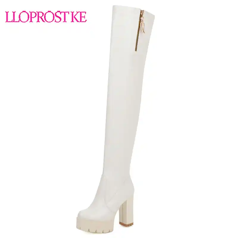 thigh high waterproof boots