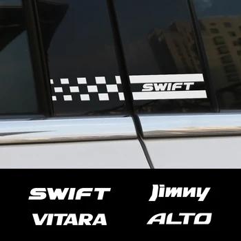 

Auto Window B Pillar Car Stickers for Suzuki Swift Jimny Vitara Alto Ignis Samurai Baleno SX4 Grand Vitara PVC Decor Accessories