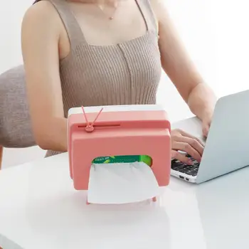 

2 in1 Tissue box home simple cute put mobile phone storage multifunctional creative paper pumping tissue boxes tissue holder