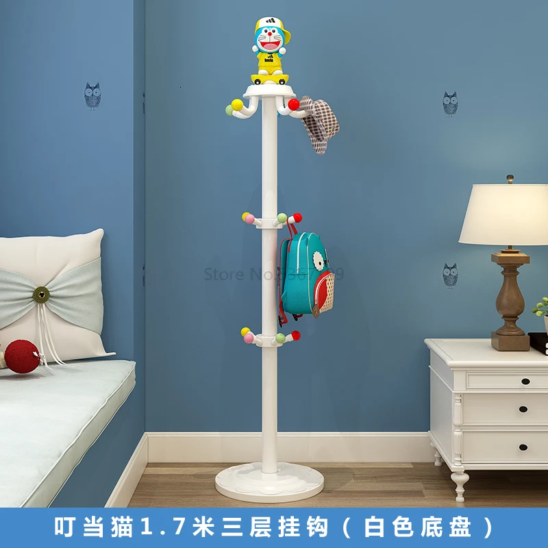 Children's clothes rack landing cartoon clothes rack simple modern hanger creative clothes rack children's clothes rack - Цвет: Слоновая кость