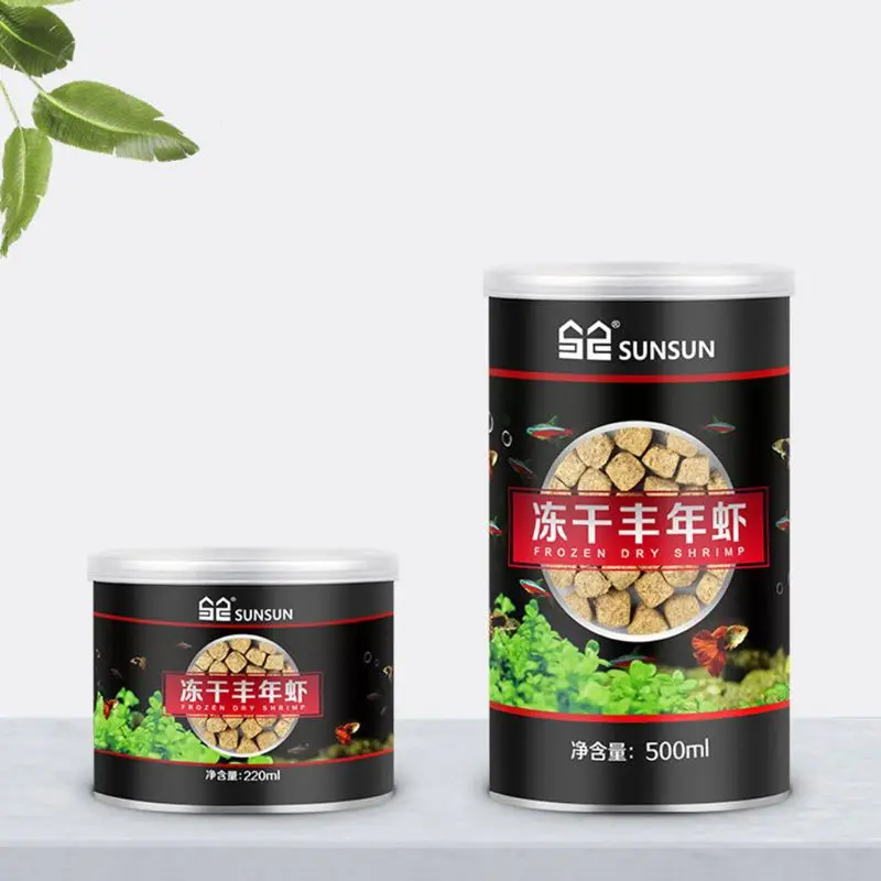 Aquarium Freeze Dried Shrimp Eggs Blocks Tropical Marine Fish Food Nutrition tropical fish food fish food pet food