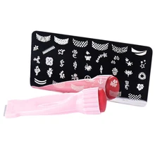 2 шт Прочный Печатный стальный штамп скребок Инструменты для ногтей Аксессуары для маникюра Набор для дизайна ногтей