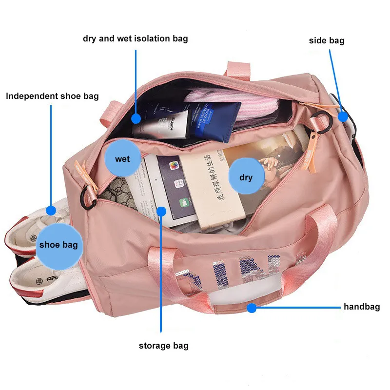 cubos de embalagem portátil saco de bagagem acessórios de viagem