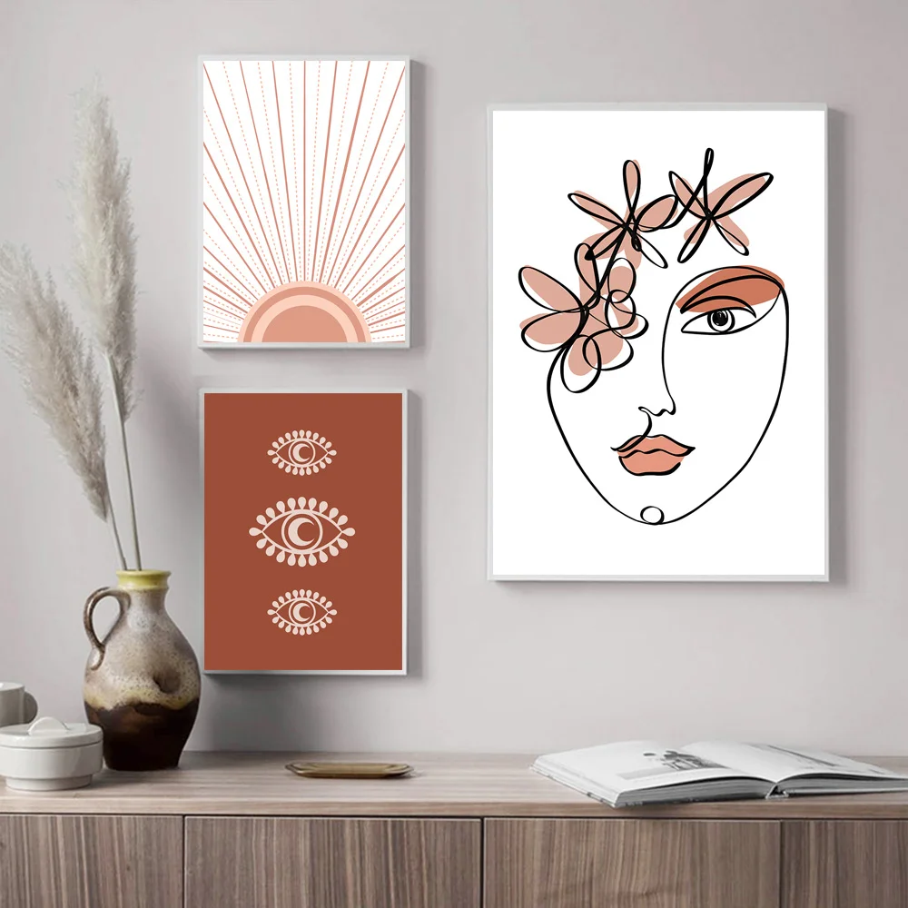 Boho Poster Prints Abstract Rainbow Sun Canvas Painting Line Face Vintage Wall Pictures For Posters Aesthetic Living Room Decor Aliexpress Home Garden Boho Poster Prints Abstract Rainbow Sun Canvas Painting Line Face Vintage Wall Pictures For Posters Aesthetic Living Room Decor Aliexpress Home Garden