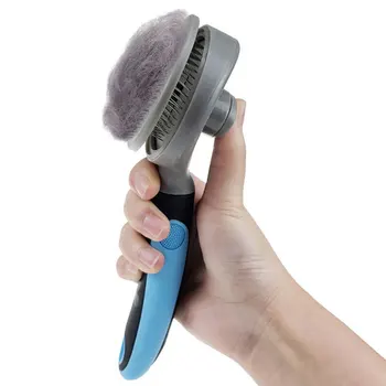 

Dog Cat Comb Shedding Tool Brush Comb Rake Pet Fur Grooming Quick Clean Short Hair Pet Grooming Comb
