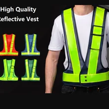 Yemingduo дорожный светоотражающий жилет Воздухопроницаемый утолщенный дышащий сетчатый безопасный жилет отражающие жилеты