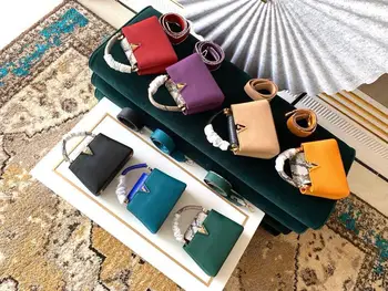 

2020 Luxury handbags brand bag designer best quality women genuine leather designer purse femal shoulder bag toppest