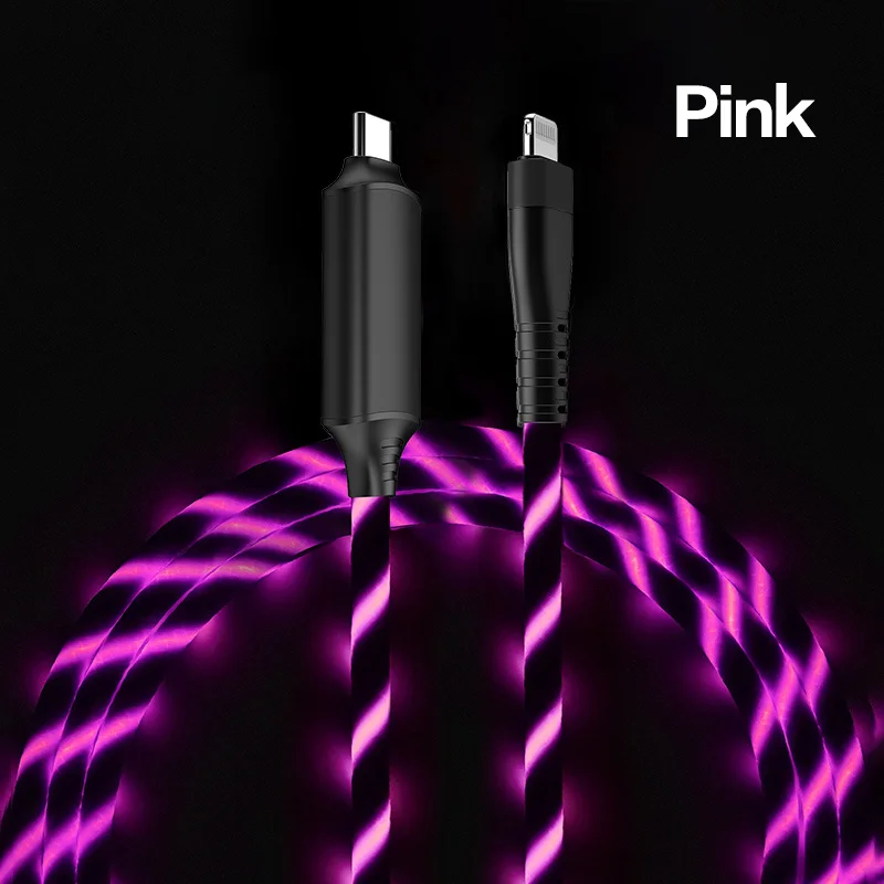 Power4 MFi USB C к Lightning Кабель 18 Вт PD Apple сертифицированное быстрое зарядное устройство для iPhone11 Pro Max X XS 8 XR iPad Macbook type-C кабель - Цвет: Pink