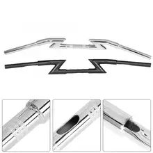 Мотоцикл руль 25 мм мотоцикл руль тяга Z бар из нержавеющей стали высокой прочности подходит для Glide мотоцикл части