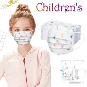 

Print Children's Mask Disposable Face Mask Protection Masks Industrial 3ply Ear Loop Mascarilla Maske Masque Mondmasker маски