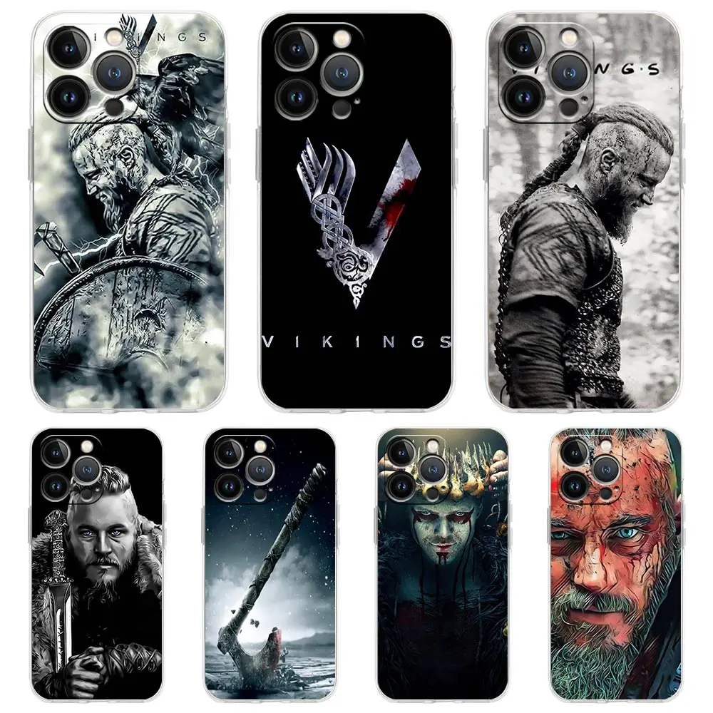 Vikings TV Show Phone Case for iPhone 13 12 11 Pro Max 7 8 SE 2020 XR X XS MAX 6 6s Plus 7+ 8+ 5 5s Silicone Cover Coque | Мобильные