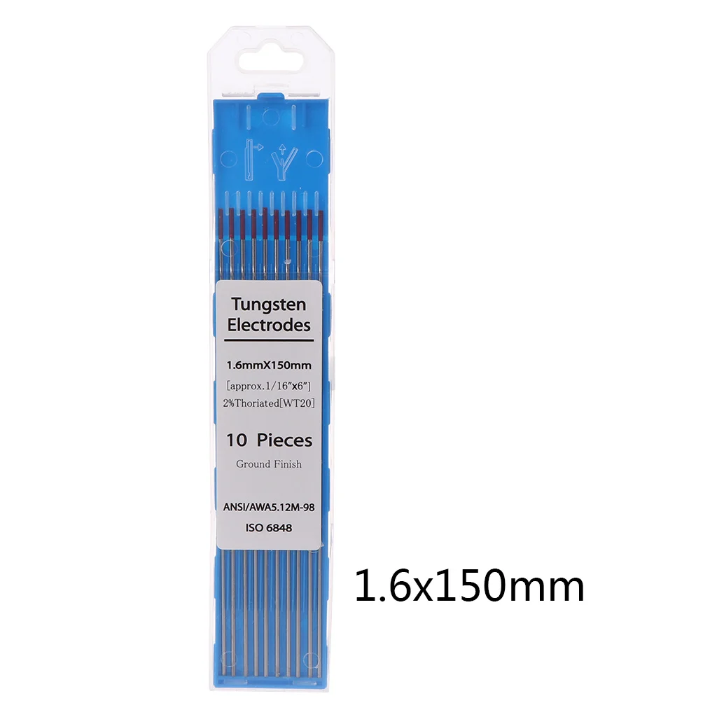 1.6x150mm WL20 Вольфрам электрод Профессиональный Tig Rod 1,6 2,0 2,4 3,0 3,2 4,0 мм для варианта 2.0% лантан программным переключателем для Tig сварочный аппарат - Цвет: 1.6x150mm