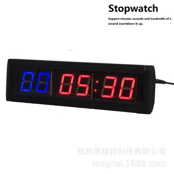 

Remote control GYM Crossfit Timer LED Interval Timer Training Time And Rest Time Alternate CountdownCount up As A Stopwatch