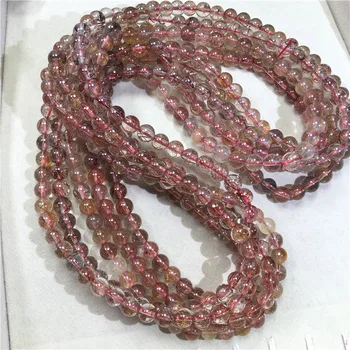 

Natural copper crystal three-circle bracelet fortune crystal strand bracelet