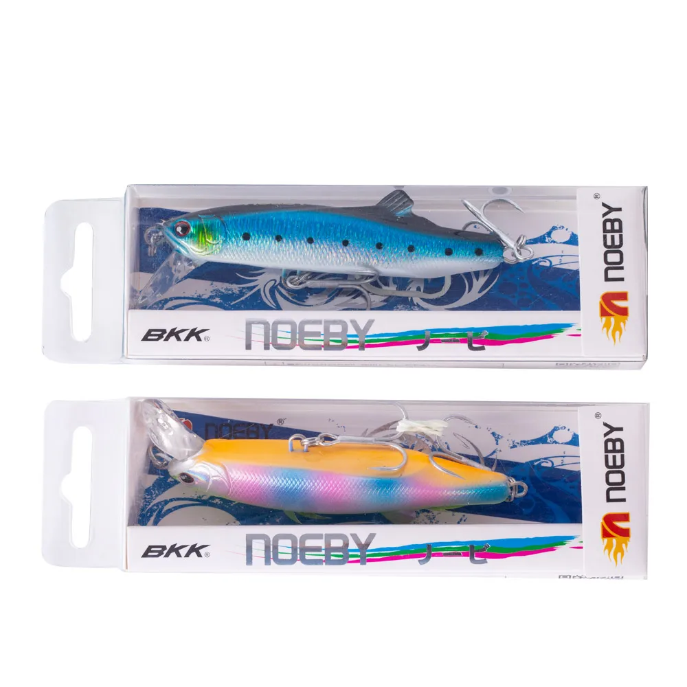 NOEBY гольян приманка 9 см/42 г бас Щука Карп Walleye форель пластиковая Морская Рыбалка воблер, твердая наживки плавающие наживки тонущие искусственные приманки
