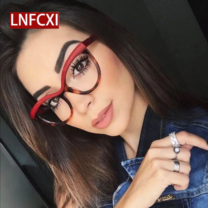 LNFCXI 45490 Женские квадратные оправы для бровей женские брендовые дизайнерские