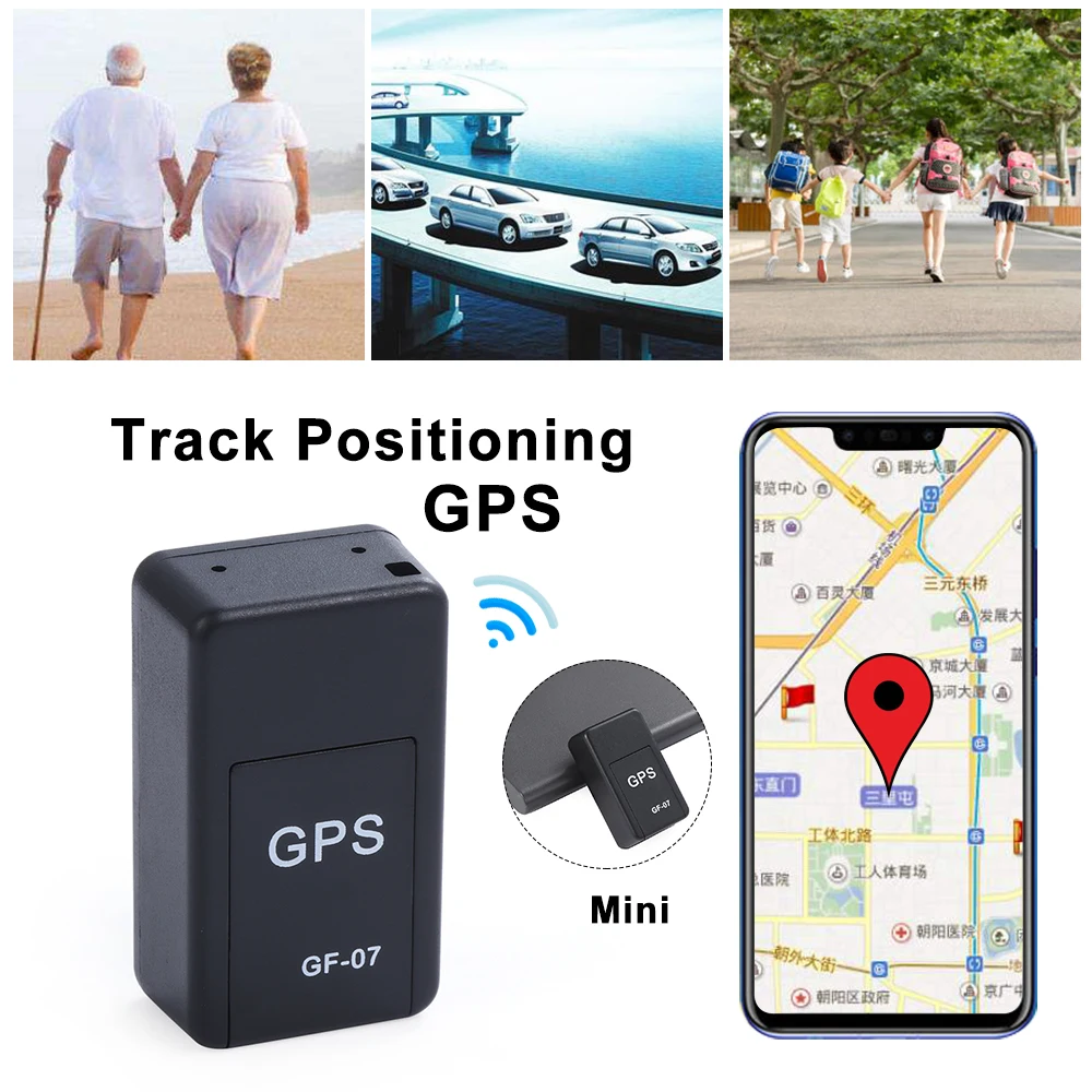 GF07 Мини Магнитный GPS трекер Отслеживание в реальном времени Автомобильный