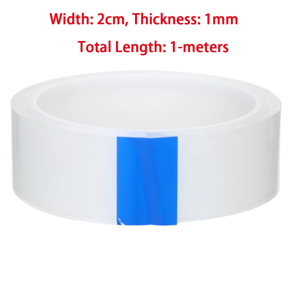 Односторонняя Двухсторонняя клейкая лента Водонепроницаемая прозрачная ПММА самоклеящаяся лента клейкая лента без остаточного клея ленты - Цвет: 2 x 0.1 x 100cm