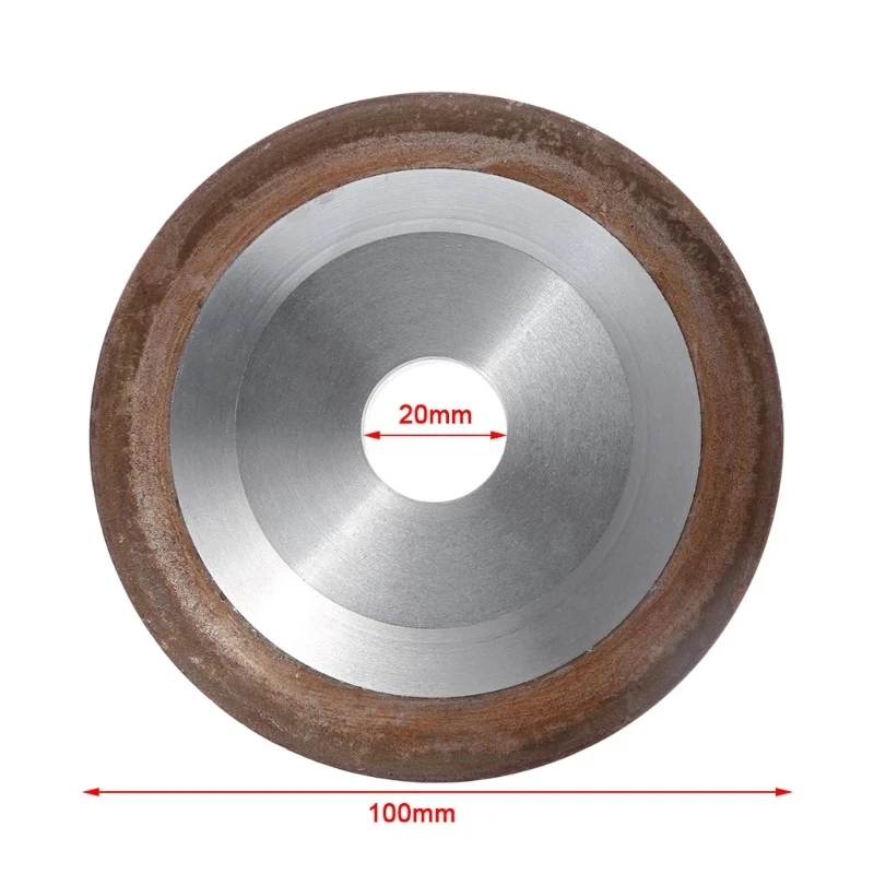 1pc 100mm Diamond Grinding Wheel Cup 180 Grit Cutter Grinder for Carbide D4H9