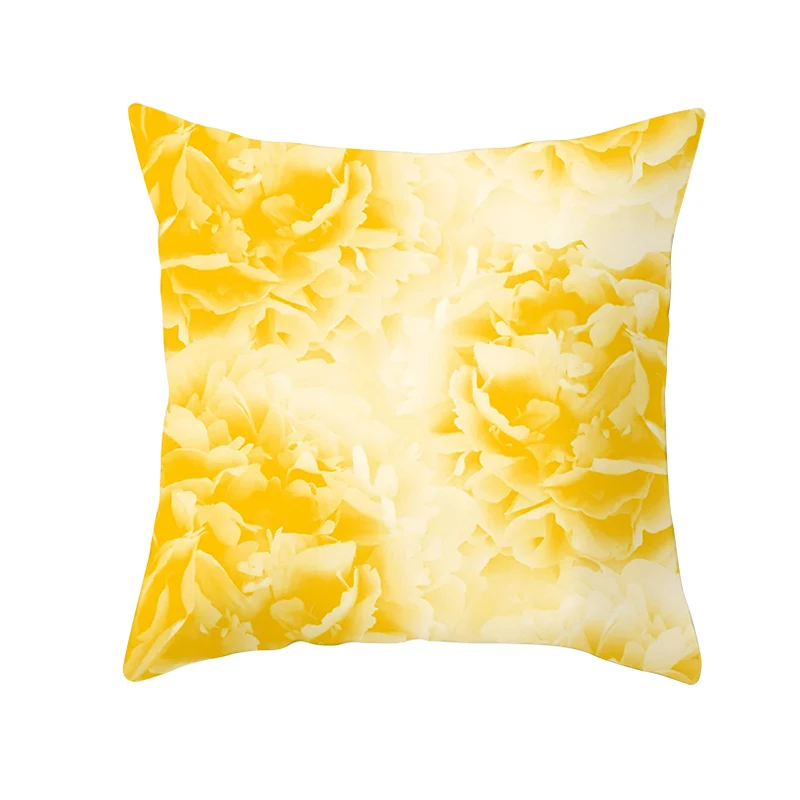 С геометрическим узором Чехлы для подушек предметов: желтая клетчатая футболка в полоску с принтом Подушка Чехол для домашних стульев, диванных украшения подушки чехол s 45 см* 45 см - Цвет: TPR174-37