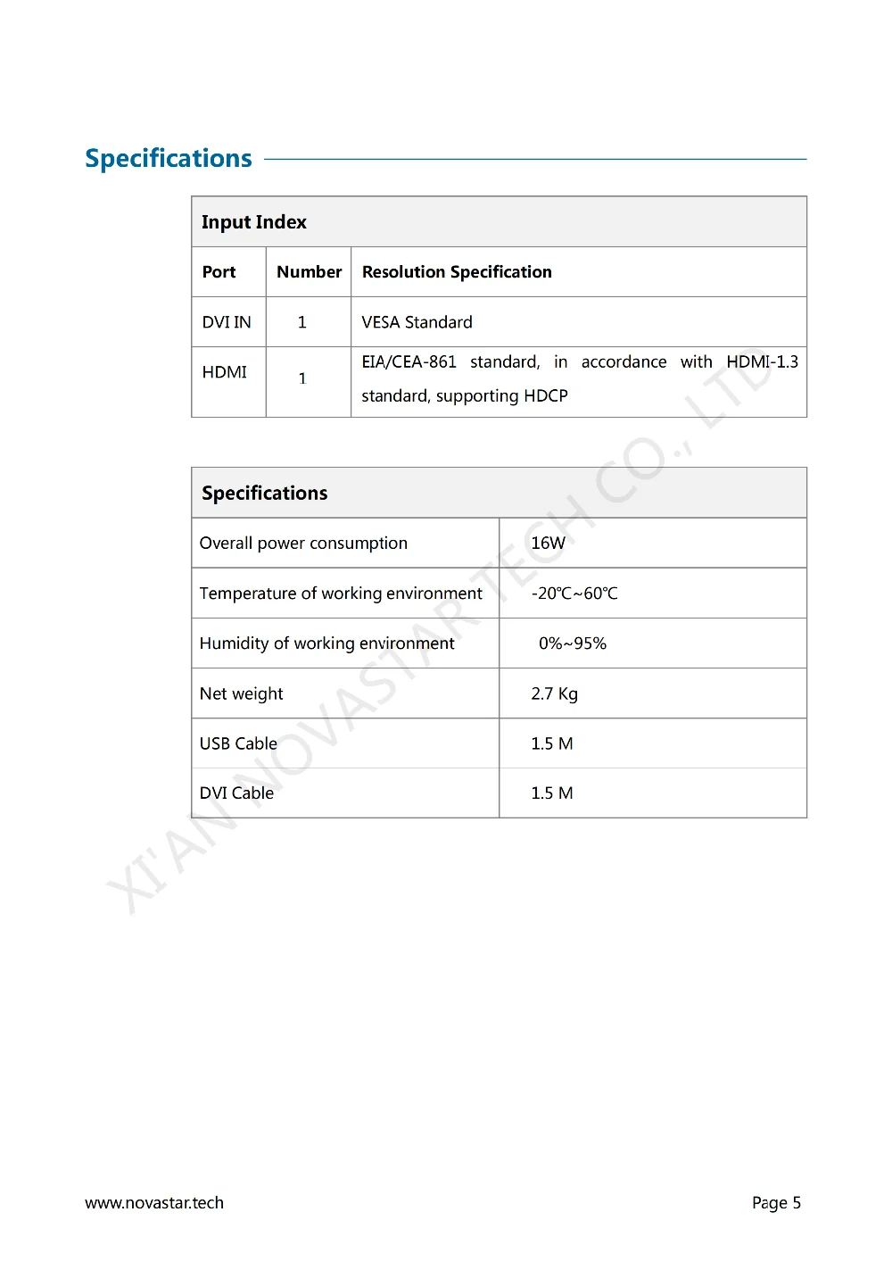 Controller MCTRL600 Specifications_04