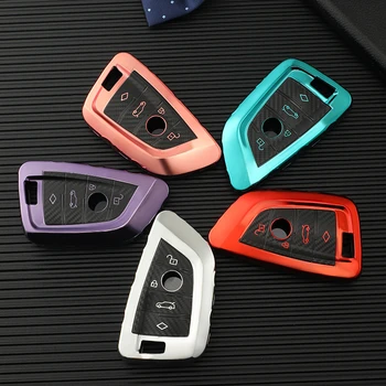 

Carbon Fiber Car Key Cover Shell Protection for BMW X1 F48 X3 X4 X5 X6 730 750 F30 E90 E46 E34 E70 5 5 6 6 7 Series F15 F16 G30