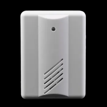 

Wireless Detector Alarm Driveway Patrol Garage Infrared Wireless IR Remote Security Doorbell Alarm System Motion Sensor White
