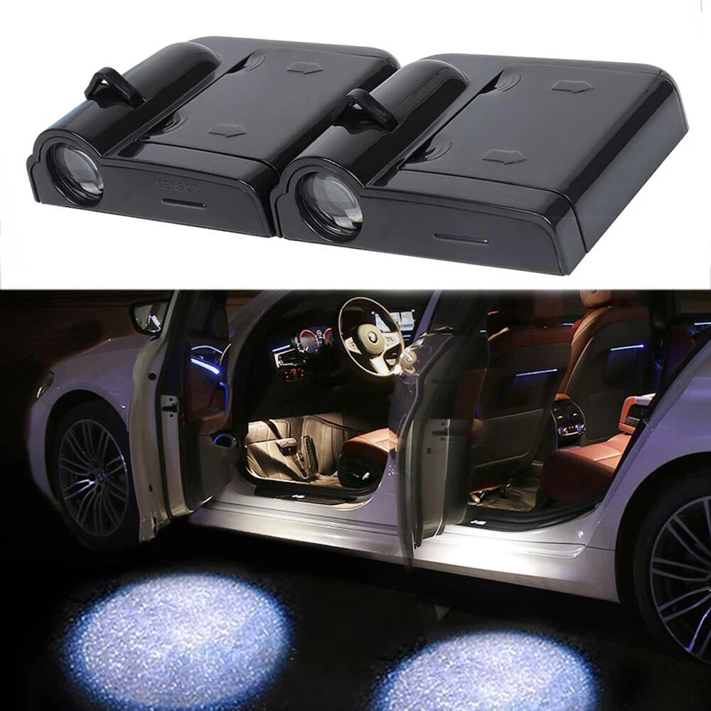 

2X Car Logo Projector LED Door Welcome Ghost Shadow Light For Skoda octavia 1 2 a5 a7 rapid fabia superb yeti kodiaq Accessories