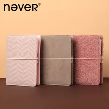 Never Cute Girly Fabric Cover Notebooks and Journals A6 Planner Spiral Diary 2020 Agenda Schedule Organizer Office Stationery
