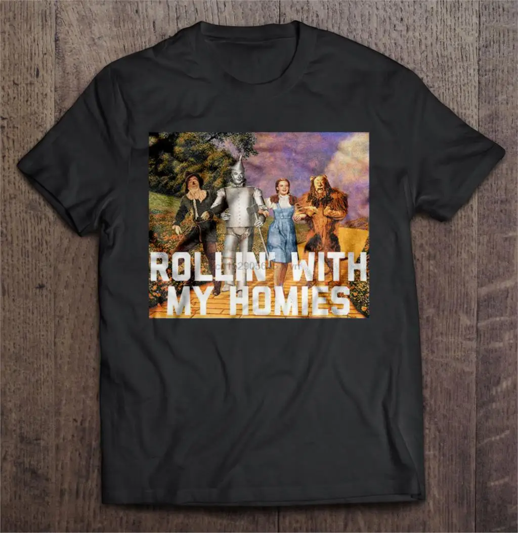 Мужская футболка Rollin с my homies женская и |