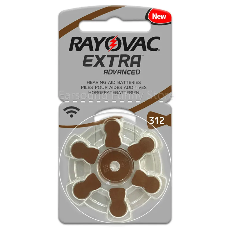 30 шт. Rayovac дополнительные батареи для слухового аппарата цинковая воздушная батарея A312 312A ZA312 312 PR41 S312 PR41 батарея для слухового аппарата A312