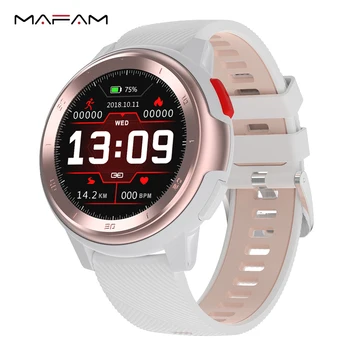 

MAFAM DT68 Bluetooth Smartwatch Bracelet Fitness Tracker Message Reminder ip68 Waterproof ECG Full Touch Screen Watch
