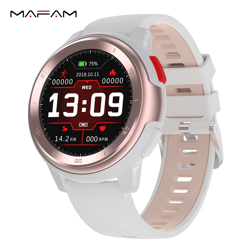 Смарт-часы MAFAM DT68 с Bluetooth фитнес-трекер напоминание о сообщениях ip68