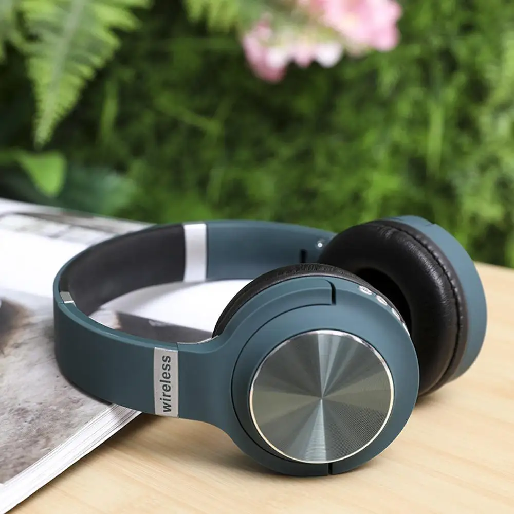 Wireless Headset Bluetooth 4.1 Stereo OverEar Foldable Headphones Built-in Mic For moblle phone and ipad