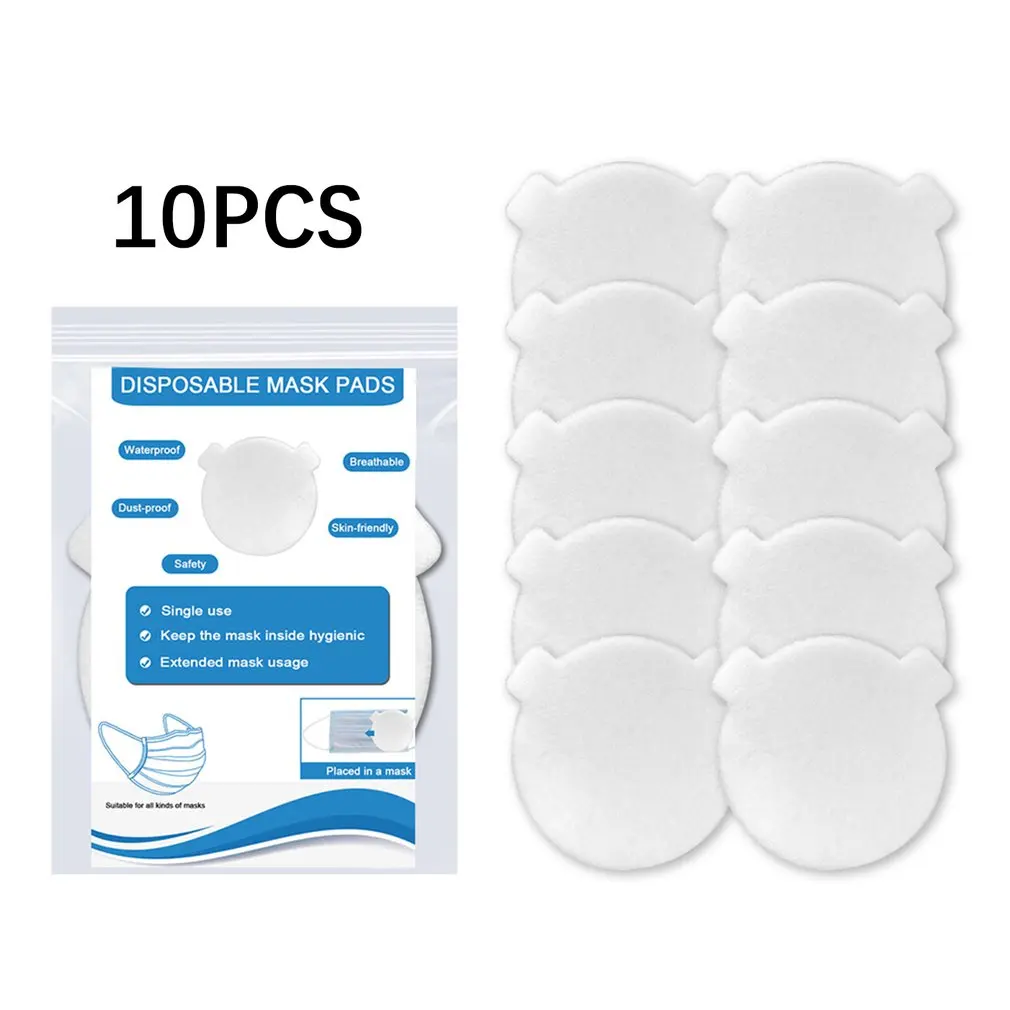 

Profession Mask Pad 10Pcs Pm2.5 Disposable Non-Woven Elastic Mouth Breathable Soft Face Mask Disposable Pad