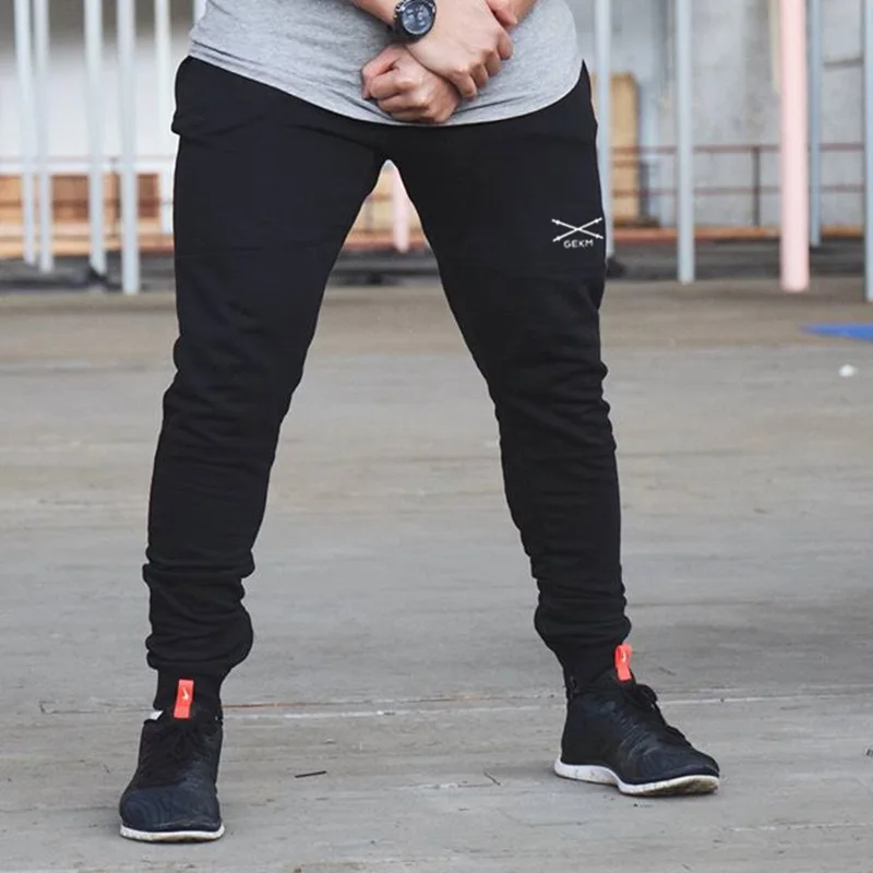 

Muscle New Style Brother Spring And Autumn MEN'S Sports Trousers Joint Fluorescent Strip Closing Skinny Pants Running Fitness Tr