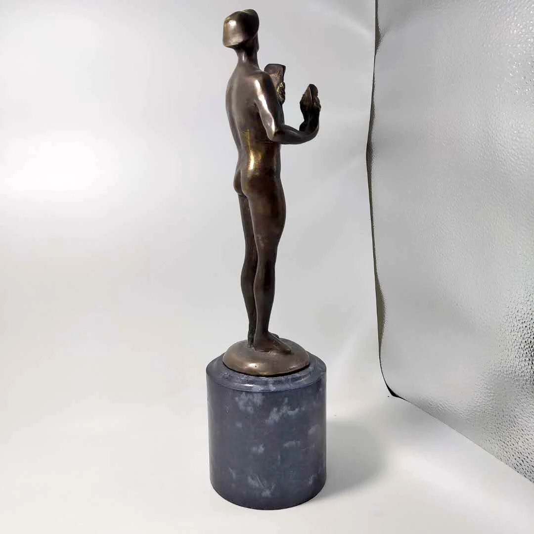 Metal Brass Screen Actors Guild Award, Trophy Factory Directly Sales SAG trophy awards 2