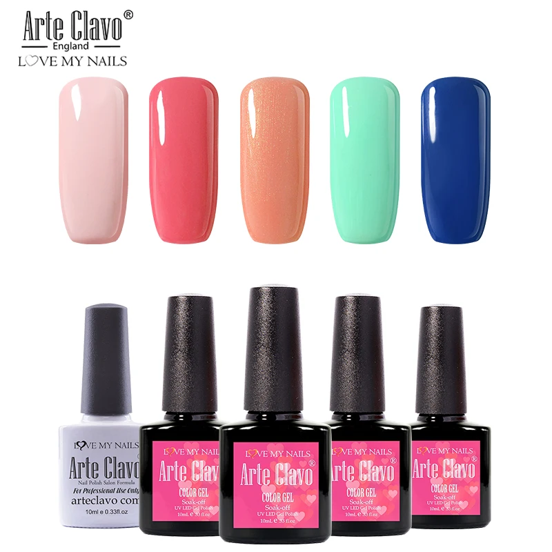 10ml-zh18 E Clavo 3 шт./компл. Гель-лак набор для ManicureSemi постоянного лаки для ногтей замочить от УФ-светодиодный ногти гель лак для ногтей маникюр - Цвет: 10ml-zh18