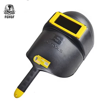 

Welding Mask Handheld With Glass Shockproof Convenient Welding Helmet Protect Eyes Darkening Welding Glasses Security Masks