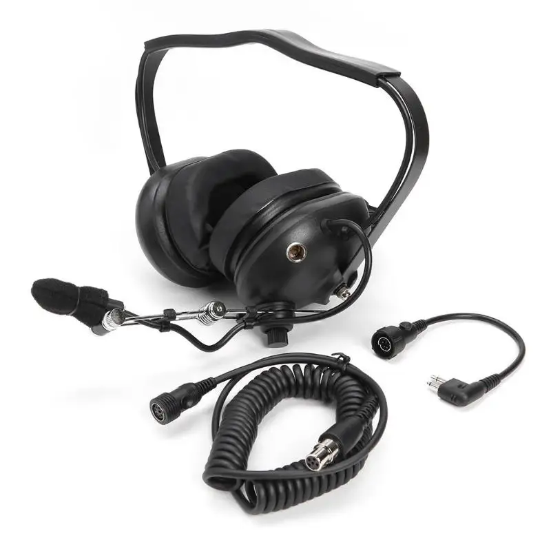 

Headset for Aviation Noise Reduction Headset for Racing Helicopter Noise Reduction Headset for Baofeng Jianwu Intercom