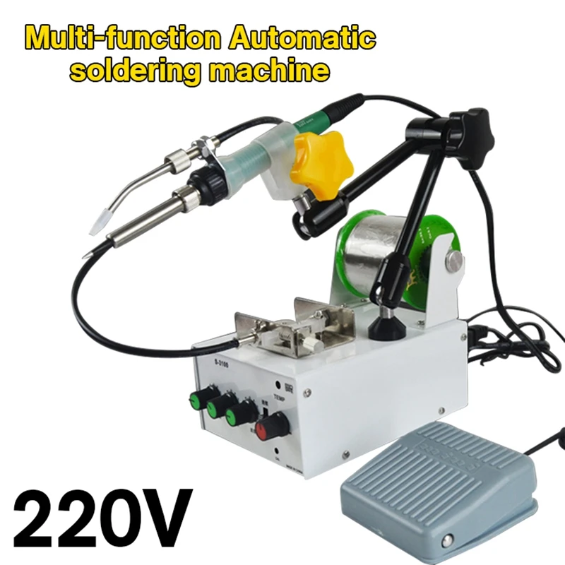 US $79.79 220V Multifunction Automatic Soldering Machine Pedal Electric Spot Welder 60W 08mm16mm Welding Equipment 2021 New Tool