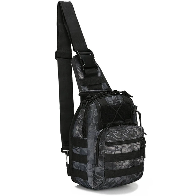 Tactical Shoulder Bag 800D Waterproof Oxford Small Chest Bag Outdoor Sports Sling Backpack for Hunting Hiking Camping 5