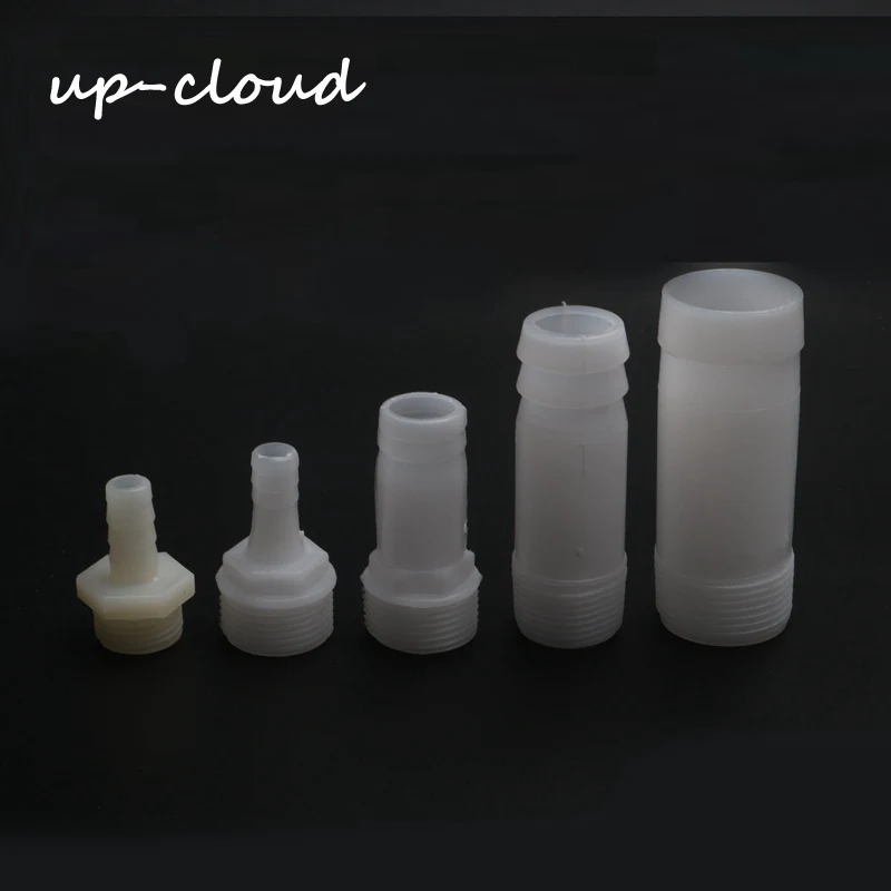 

5pcs 1/2" 3/4" 1" thread to 10 16 20 25 32mm hose connector for garden irrigation aquarium tube adapter water pump fittings
