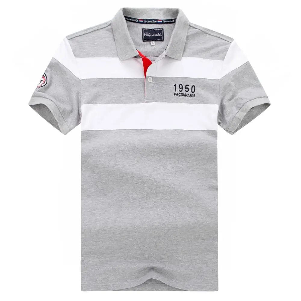 Polo informal de manga corta para hombre, Polo de algodón transpirable con absorción del sudor, 3XL talla grande, 2020