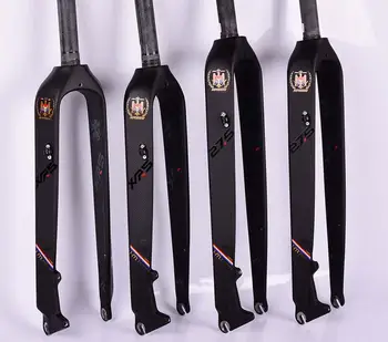 

KRSEC MTB Bicycle Fork Full Carbon Fiber Bike Rigid Fork 26/27.5/29er 3k Matt Mountain Bike Forks Cycling Parts 515g