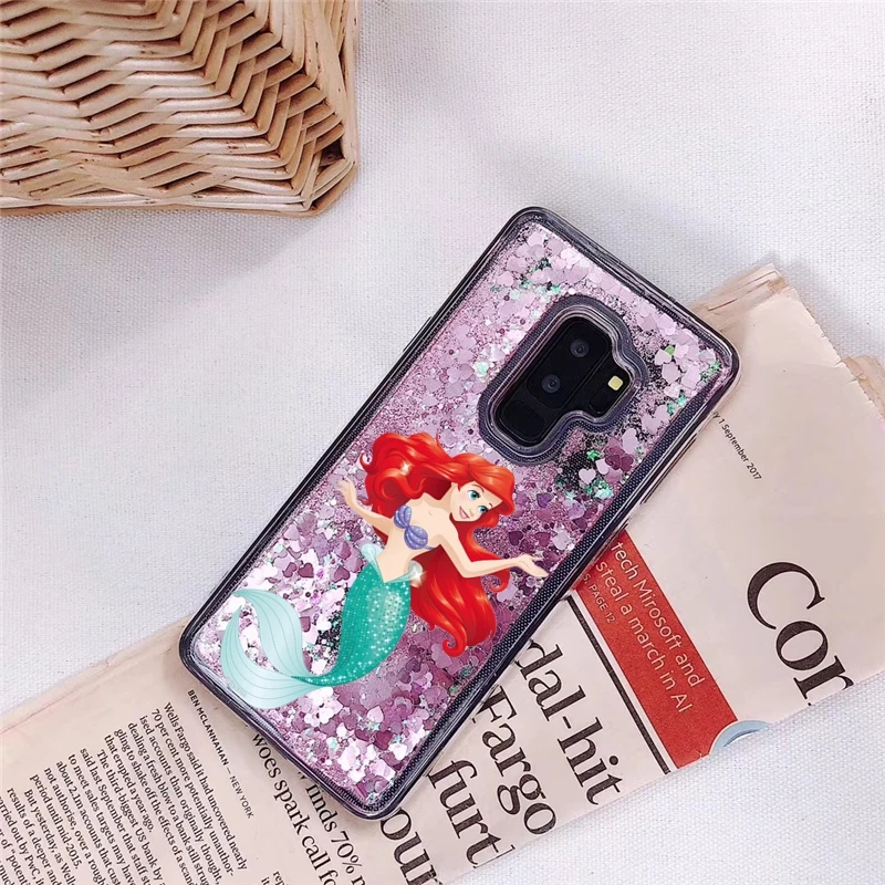 Mermaid Pink Жидкой воды Чехол Мягкий силиконовый чехол для samsung Galaxy A10 A10e A20 A20e A30 A30s A40 A50 A50s A60 A70 M10 M10s M20 M30 M40 - Цвет: Mermaid Pink